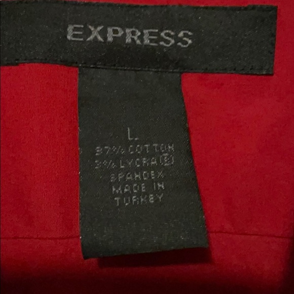 Red Express Dress Shirt - Picture 2 of 2